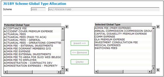 Expense Type Allocation (ProductUpdate Type: Expenses)